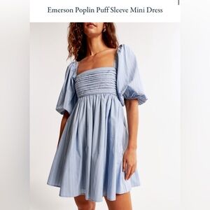 Abercrombie & Fitch Vibrant Green Smocked Dress